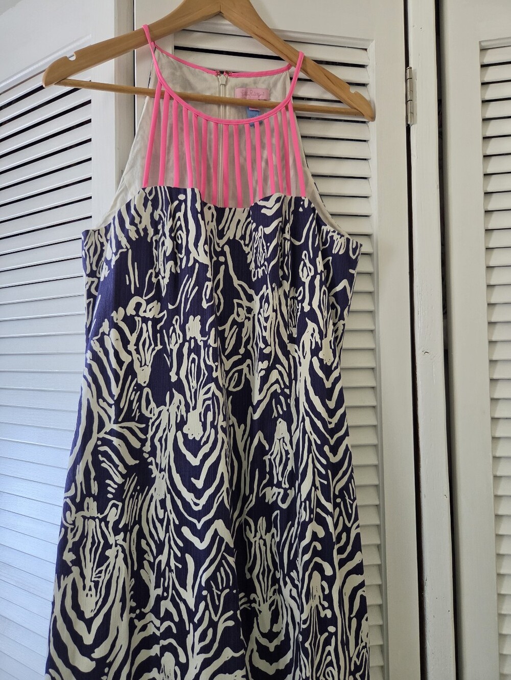 EUC Lilly Pulitzer Zebra Shift Dress